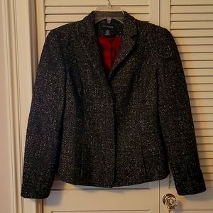 ANN TAYLOR Wool Jacket Black 6